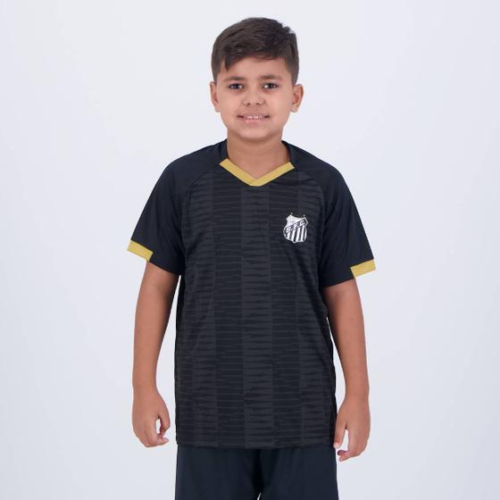 Imagem de Camisa Santos User Infantil Preta