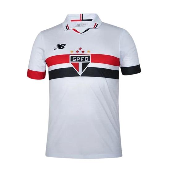 Camisa São Paulo F.C. Home Oficial 24/25 Menor preço em Camisa São Paulo F.C. Home Oficial 24/25