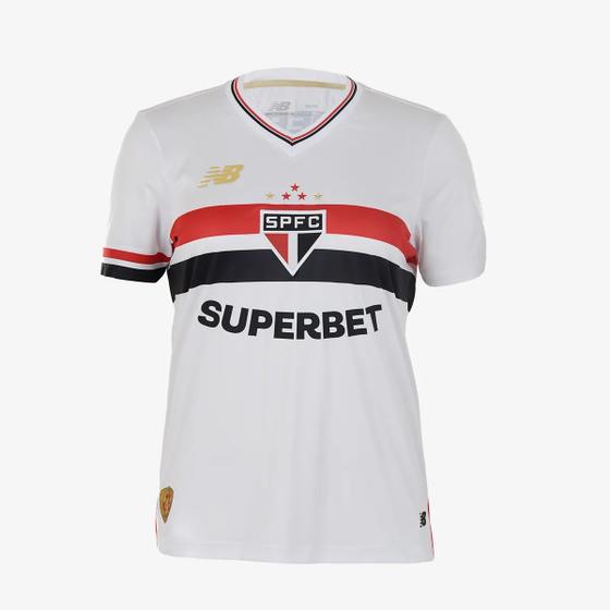 Camisa São Paulo New Balance 2025 Uniforme 1 Torcedora - Feminina ...