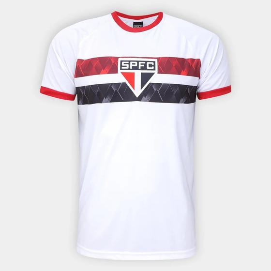 Imagem de Camisa São Paulo Oficial Licenciada Geometric Masculina