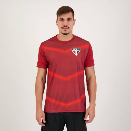 Camisa São Paulo Prize Bordô - Spr Imagem de Camisa São Paulo Prize Bordô