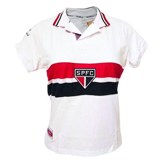 Imagem de Camisa São Paulo Retro Baby Look Bi Mundial 92/93 - Feminina