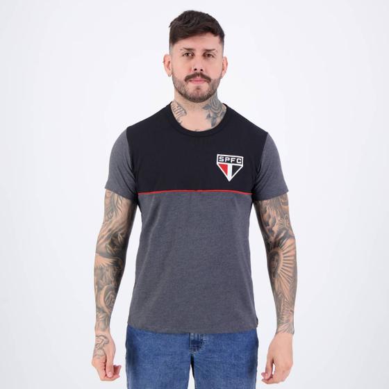 Camisa São Paulo Trees Preta Menor preço em Camisa São Paulo Trees Preta