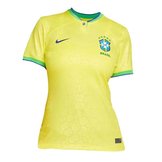 Camisa Seleção Brasileira Femenina Torcedor Copa 2022 Menor preço em Camisa Seleção Brasileira Femenina Torcedor Copa 2022