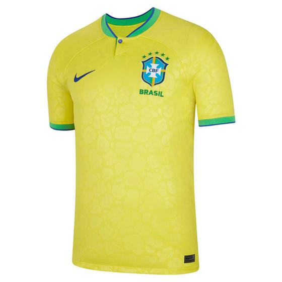 Camisa Seleção Brasileira Masculina Torcedor Copa 2022 Premium Menor preço em Camisa Seleção Brasileira Masculina Torcedor Copa 2022 Premium