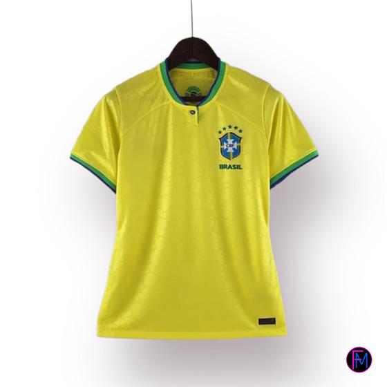 Camisa Seleção Brasileira Oficial 2021/22 Feminina Sport Menor preço em Camisa Seleção Brasileira Oficial 2021/22 Feminina Sport