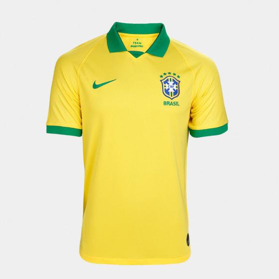 Camisa seleção brasileira original masculina amarelo cbf camiseta