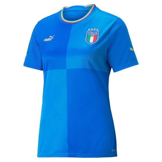 Camisa Seleção Itália Home 22/23 s/n Torcedor Puma Feminina Menor preço em Camisa Seleção Itália Home 22/23 s/n Torcedor Puma Feminina