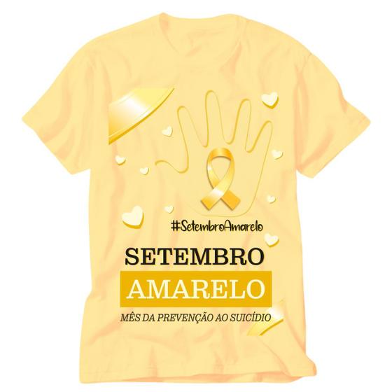 Imagem de camisa setembro amarelo camiseta uma chance na vida