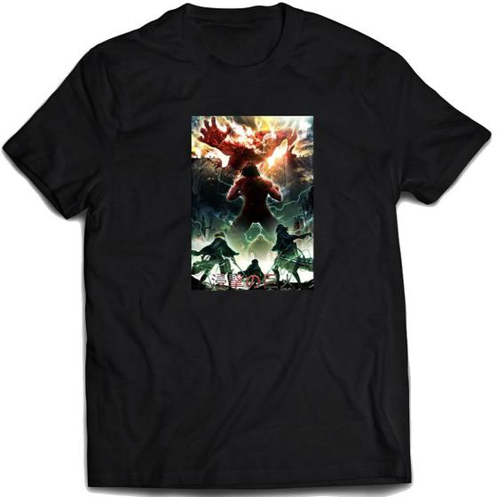 Imagem de Camisa Shingeki no Kyojin Attack on titan Anime Mangá Otaku