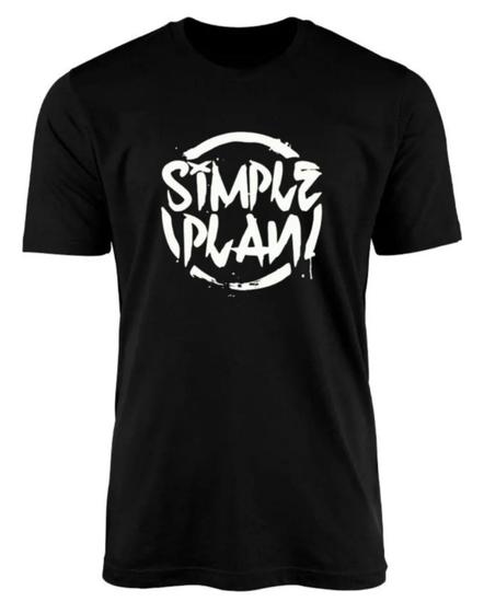 Imagem de Camisa Show Simple Plan Banda Pop Camiseta Masculina