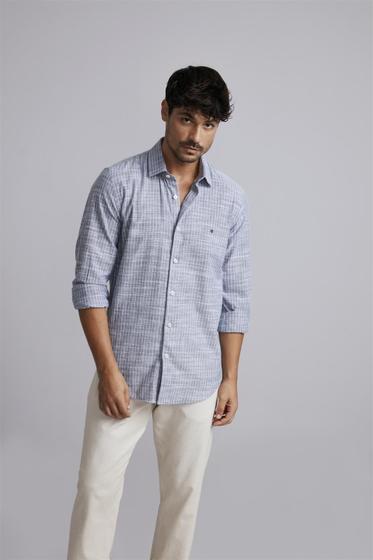 Imagem de Camisa Slim Fit - Azul Marinho