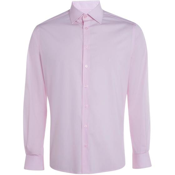 Imagem de Camisa Slim Individual Stretch In24 Rosa Claro Masculino