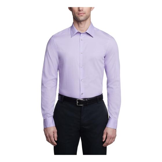 Imagem de Camisa social Calvin Klein Slim Fit Non Iron Solid para homens