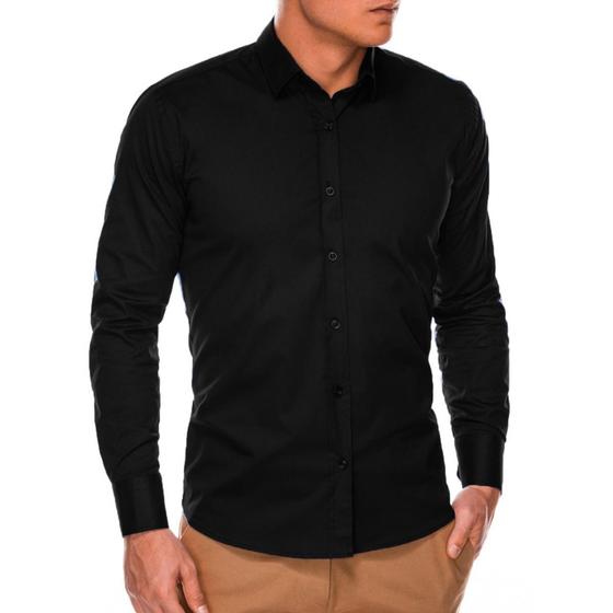 Imagem de Camisa Social Masculina Slim Luxo Executiva