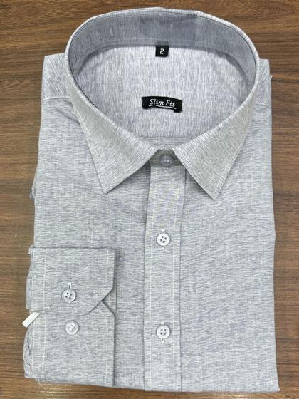 Imagem de Camisa Social Masculina Slim Mesclada H122