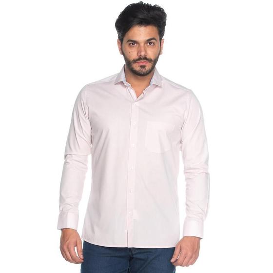 Imagem de Camisa Social Masculina Teodoro ML Algodão Tradicional