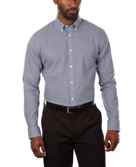 Imagem de Camisa social Tommy Hilfiger Slim Fit Non Iron Gingham Navy