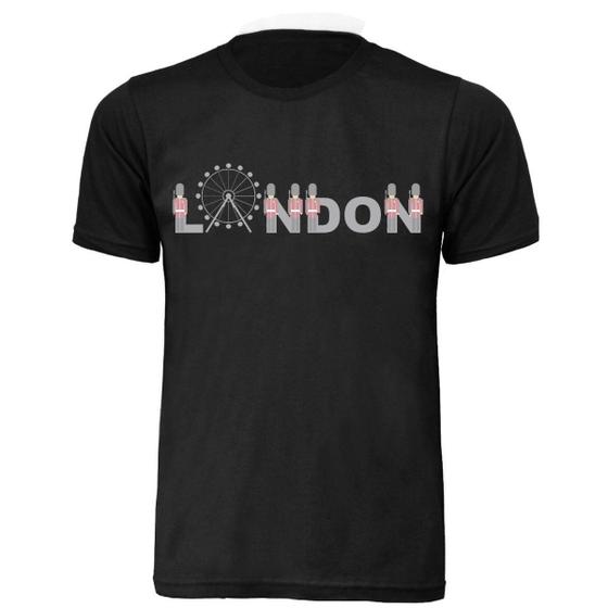 Imagem de Camisa T-shirt Cidade Londres Unissex Infantil