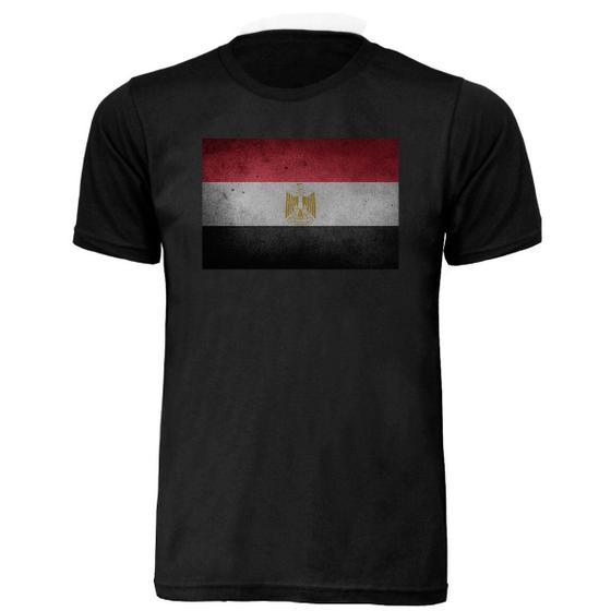 Imagem de Camisa T-shirt Egito Bandeira Unissex Adulta