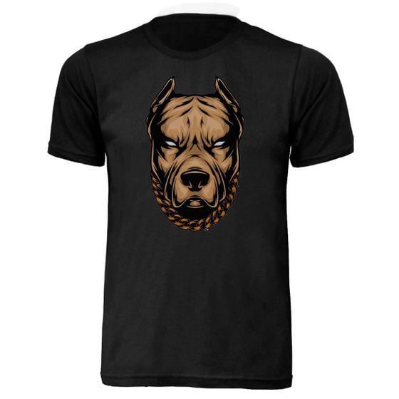 Imagem de Camisa T-shirt Pitbull Pet Cachorro Unissex Adulta 