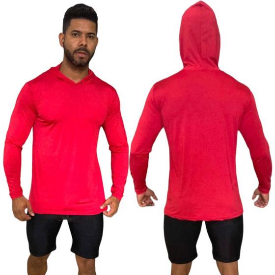 Imagem de Camisa Térmica Com Capuz Proteção Uv50+ Unissex Para Trabalhadores