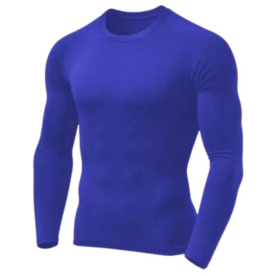 Imagem de Camisa Térmica Manga Longa Segunda Pele Proteção Solar UV Fator 50 + Unissex Masculino e Feminino