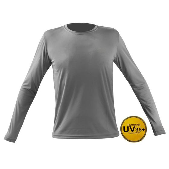 Imagem de Camisa Térmica Proteção Solar Uv Camiseta Segunda Pele Uv35