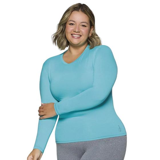 Imagem de Camisa Térmica Selene Proteção UV Plus Size Feminina