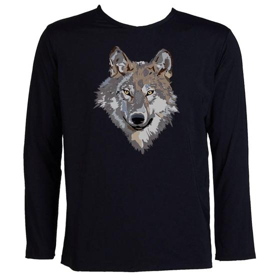 Imagem de Camisa Termica Uv 50+ Segunda Pele Lobo Adulta 