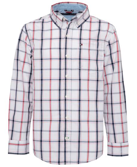 Imagem de Camisa Tommy Hilfiger Infantil Branca - Tamanho SM (8-10 anos)