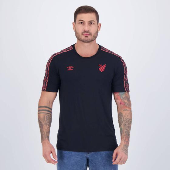 Imagem de Camisa Umbro Athletico Paranaense Concentração 2024 Preta