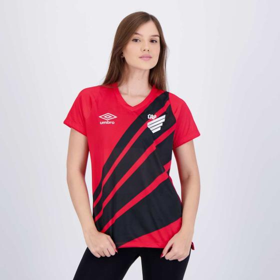 Imagem de Camisa Umbro Athletico Paranaense I 2024 Feminina Jogador