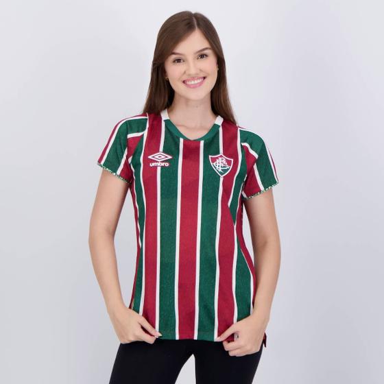 Imagem de Camisa Umbro Fluminense I 2024 Feminina Jogador