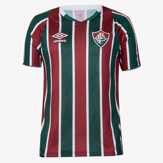 Imagem de Camisa Umbro Fluminense Of 1 2024 Masculina Torcedor Bordo