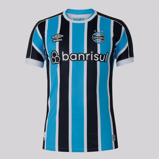 Camisa Umbro Grêmio I 2023 Juvenil Menor preço em Camisa Umbro Grêmio I 2023 Juvenil