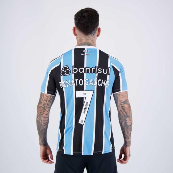 Imagem de Camisa Umbro Grêmio I 2024 7 Renato Gaúcho