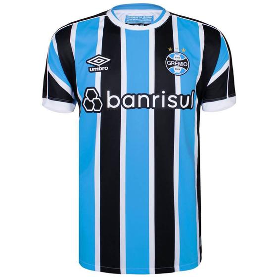 Camisa Umbro Grêmio Oficial I 2023 Classic S/N Masculino Menor preço em Camisa Umbro Grêmio Oficial I 2023 Classic S/N Masculino