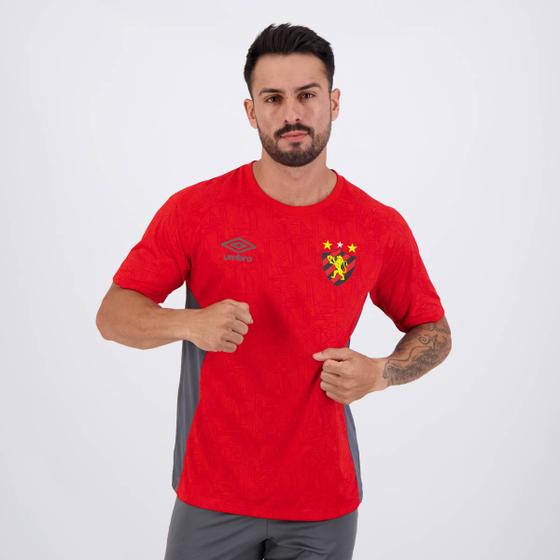 Imagem de Camisa Umbro Sport Recife Treino 2024 Vermelha