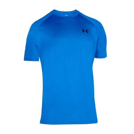 Imagem de Camisa Under Armour Tech 2.0 Masculina Azul Preto