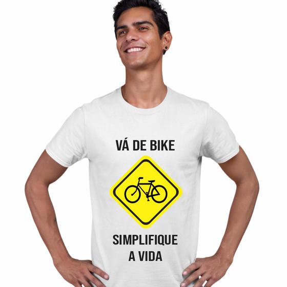 Imagem de Camisa Vá de Bike Simplifique a Vida Bicicleta