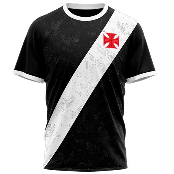 Imagem de Camisa Vasco da Gama Building Braziline Masculina - Preto e Branco