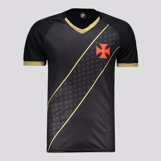 Camisa Vasco Golden Preta e Dourada - Spr - Camisa de Time - Magazine Luiza