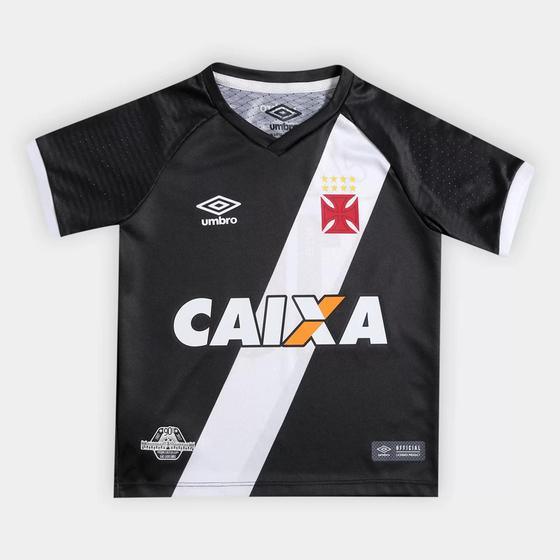Retention Deviation Illustrate Camisa Vasco Infantil I 17/18 - Preto+Branco - Camisa de Time - Magazine  Luiza