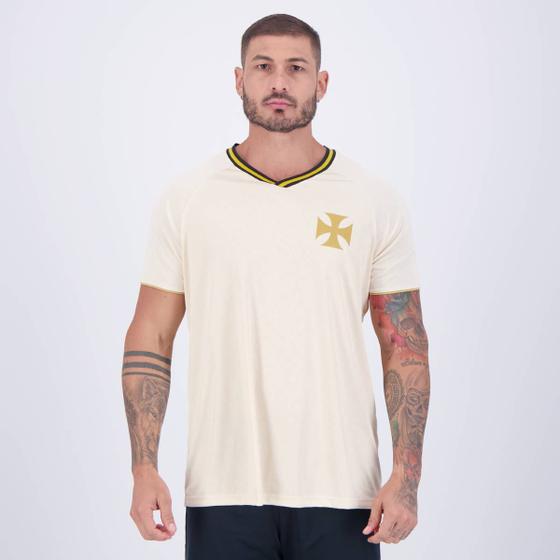 Camisa Vasco Mud Bege - Braziline Imagem de Camisa Vasco Mud Bege