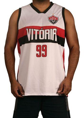 Imagem de Camisa Vitória Regata Basquete Masculina Barradão 99