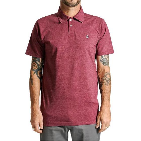 Imagem de Camisa Volcom Solid Stone WT23 Masculina Vinho