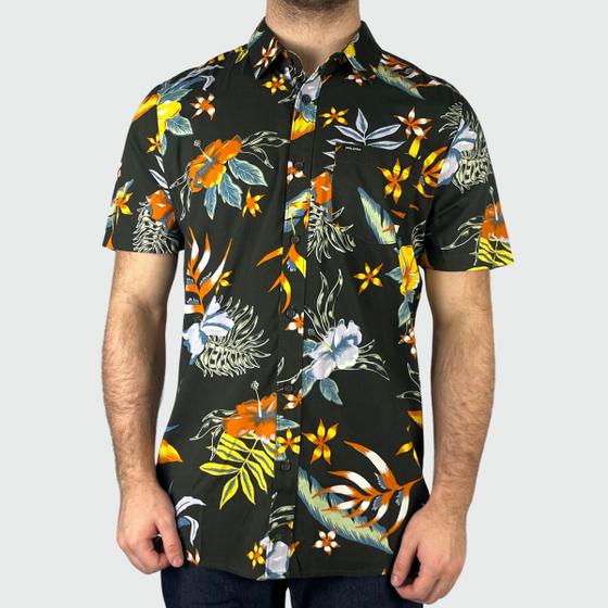 Imagem de Camisa Volcom Sunriser Floral Stealth