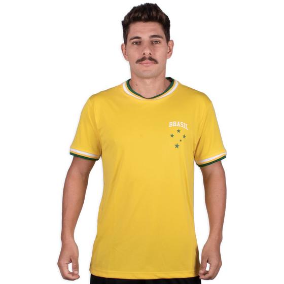 Imagem de Camisa Wunder Brasil Copa 2022 Amarela