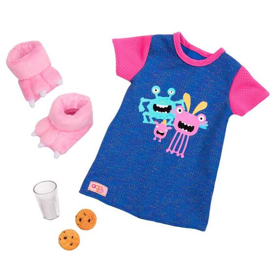 Imagem de Camisão De Pijama Com Pantufas - Our Generation